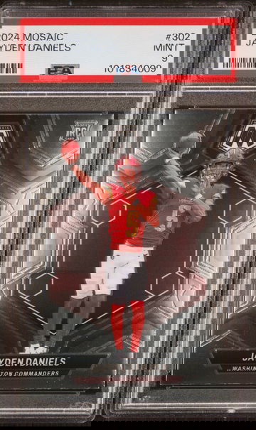 2024 Panini Mosaic Jayden Daniels #302 PSA 9