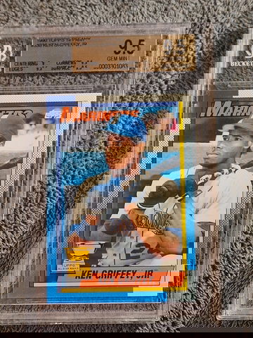 1990 Topps Tiffany 336 Ken Griffey Jr BGS 9.5 All-Star Rookie