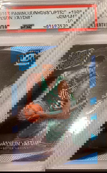 2018 Panini Donruss optic Jayson Tatum psa 10