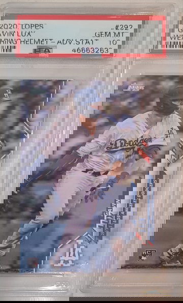 2020 Topps - Gavin Lux RC Advanced Stats SP 134/300 PSA 10