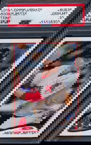 Mookie Betts 2014 Topps Update RC PSA 10