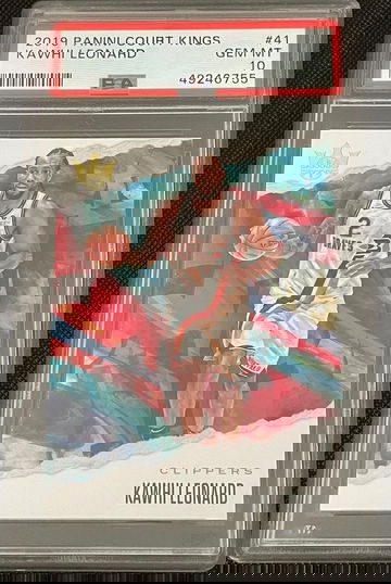 Kawhi Leonard 2019 Court Kings PSA 10