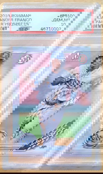 Wander Franco 2019 Bowman Paper PSA 10