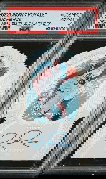 2022 Crown Royale Crown Jewel Signatures Paul Pierce #CJS-PPC Auto /49 PSA 8