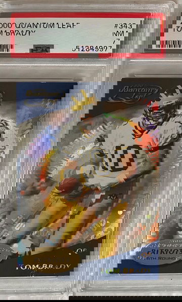 2000 Quantum Leaf TOM BRADY SP RC! PSA 7!