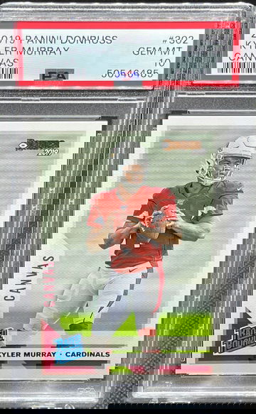 Kyler Murray RC 2019 Donruss Canvas PSA 10 Gem Mint