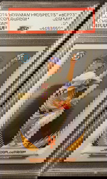 2014 Bowman Chrome Jacob DeGrom Rookie PSA 10 New York Mets