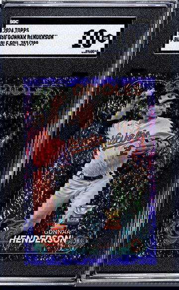 2024 Topps Series 2 Purple Foil Gunnar Henderson #450 /799 SGC 10