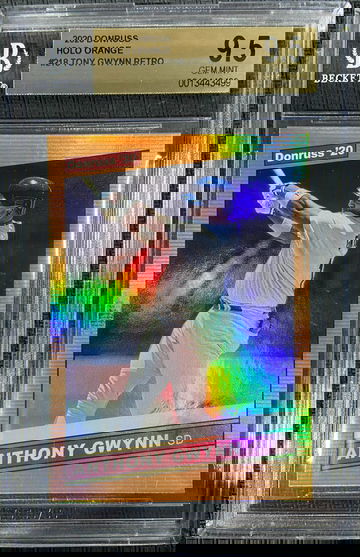 2020 Donruss- HOLO Orange Retro Tony Gwynn BGS 9.5 GEM MINT!