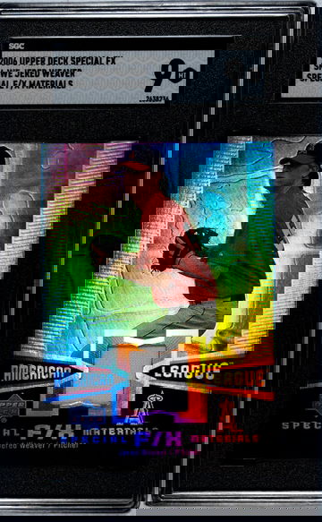 2006 Upper Deck Special FX #SM-WE Jered Weaver Special F/X Mat. SGC 9