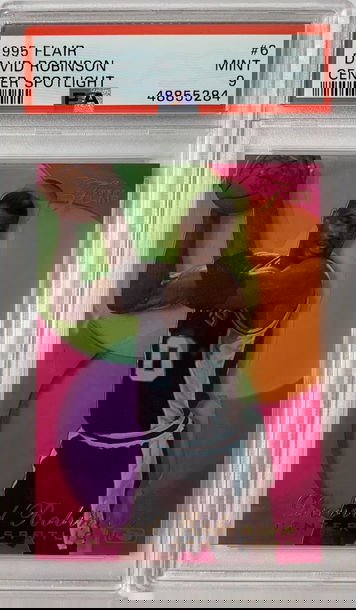 1995 Flair David Robinson Center Spotlight PSA 9 Mint #6