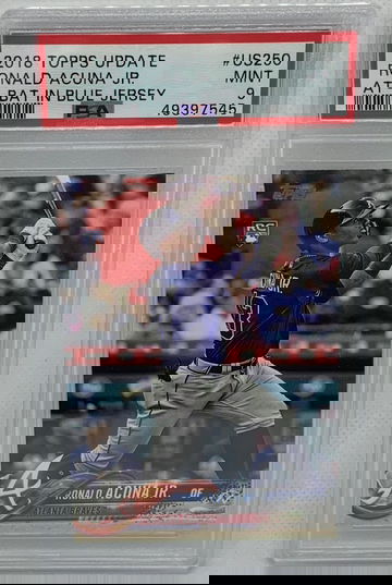 2018 Topps Update RONALD ACUNA JR. PSA 9 MINT RC BRAVES #US250