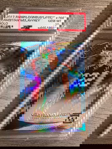 2017 Optic Holo Christian McCaffrey PSA 10 Gem Mint