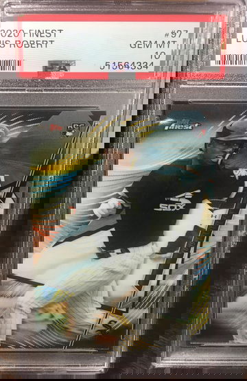 2020 Finest Luis Robert Rookie PSA 10 Gem Mint