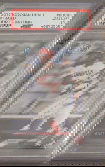 Jo Adell 2017 Bowman Draft Chrome - Batting #BDC95 PSA 10 Gem Mint