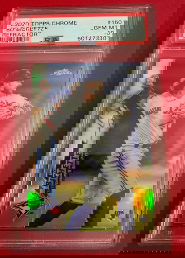 2020 topps chrome refractor psa 10 bo bichette 