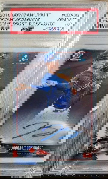 Jordan Groshans Bowman Auto PSA 10