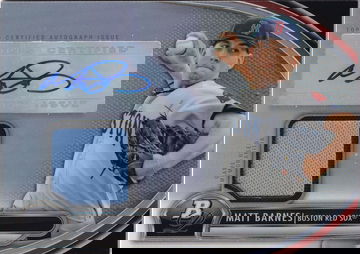 2013 Bowman Platinum Matt Barnes #AR-MB Autograph Relic