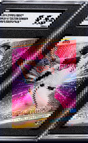 2024 Topps Update Chrome Stars of MLB Colton Cowser #SMLB-67 RC SGC 9.5