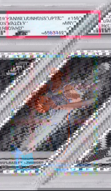 Darius Bazley 2019 Optic Checkerboard PSA 9 Rookie