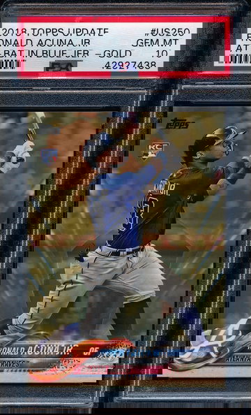 Ronald Acuna 2018 Topps Update Gold RC