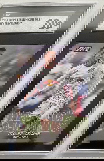 2018 Topps Stadium Club Tyler Adams MLS #36 SGC 10