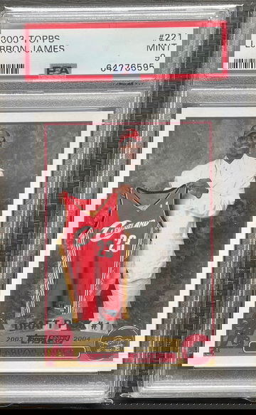 Lebron James 2003 Topps PSA 9 Rookie Iconic Cavaliers MVP Champion