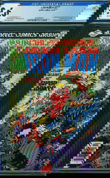 IRON MAN #127, CGC 9.6 NM+