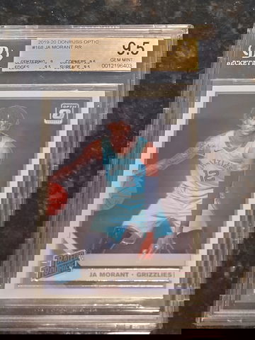 2019-20 Donruss Optic Rated Rookie Ja Morant BGS 9.5