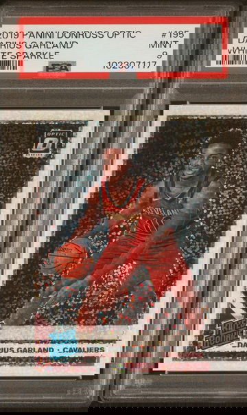 2019 Optic Darius Garland White Sparkle RC #195 PSA 10