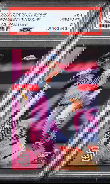 2020 Topps Chrome Pink Refractor Fernando Tatis Jr. #84 PSA 10