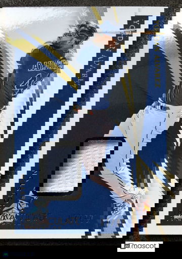 Yordan Alvarez 2021 Panini Immaculate Player-worn/used Patch /99 Houston Astros