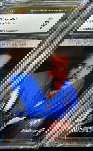 1196 Upper Deck Marvin Harrison ROOKIE CSG 9 MINT HOF!