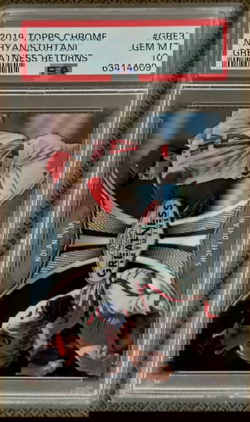 2019 Topps Chrome  Nolan Ryan Shohei Ohtani Greatness Returns GRE3 PSA 10