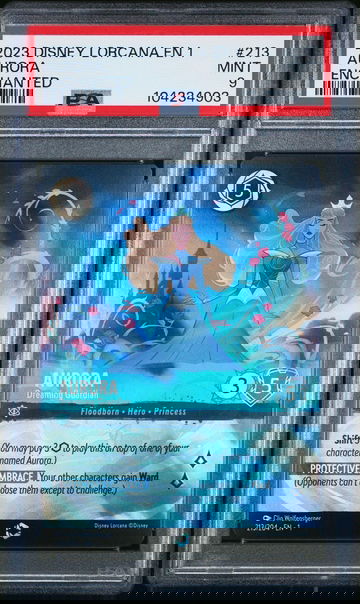 2023 Disney Lorcana the First Chapter Enchanted Aurora #213 PSA 9