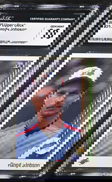 1989 UPPER DECK RANDY JOHNSON #25 CGC 10 BS.E1.23