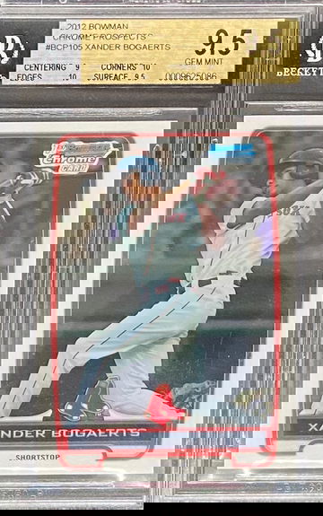2012 Bowman Chrome Prospects Xander Bogaerts BGS 9.5
