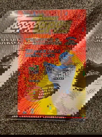 2001 TOPPS TRADED & ROOKIES BASEBALL FACTORY SEALED HOBBY BOX ICHIRO/PUJOLS