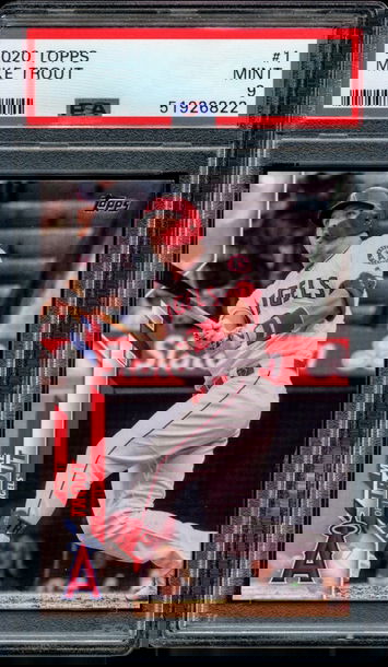 2020 Topps Mike Trout PSA 9 Mint