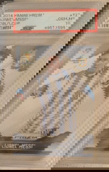 2014 Lionel Messi Prizm World Cup PSA 10