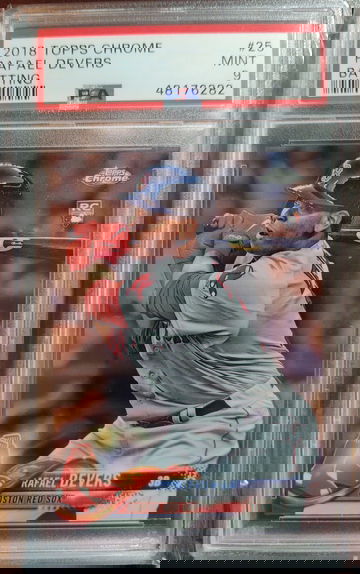 2018 Topps Chrome Rafael Devers #25 PSA 9