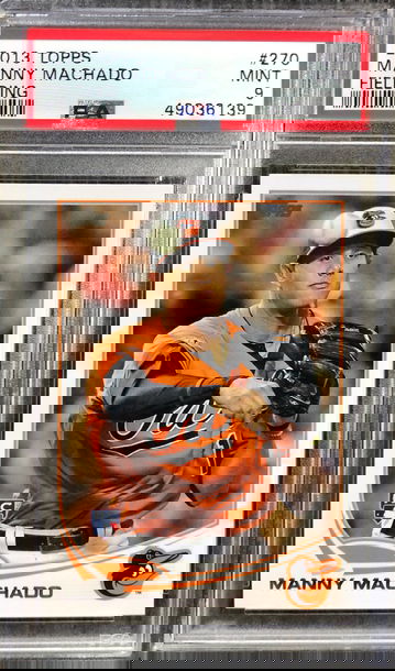 2013 Topps Manny Machado #270 PSA 9 GEM MINT