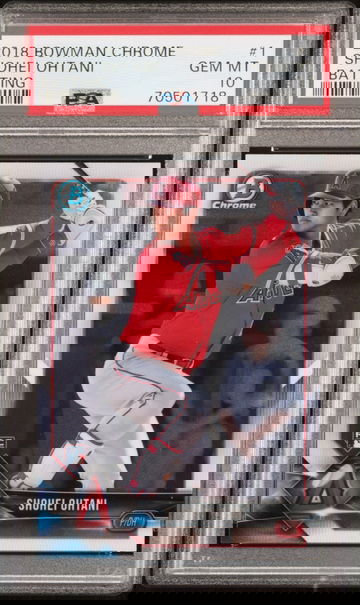 2018 Bowman Chrome #1 Shohei Ohtani Batting PSA 10