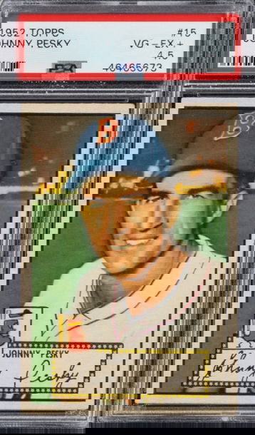1952 Topps Johnny Pesky 