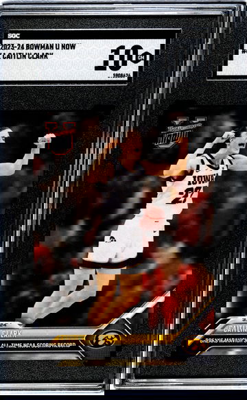 2023-24 Topps Bowman U Now Caitlin Clark #61 SGC 10