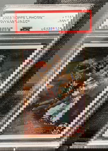 2003 Topps Dwyane Wade Chrome #115 Base PSA 9