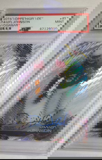 David Johnson 2015 High Tek RC Auto PSA 9