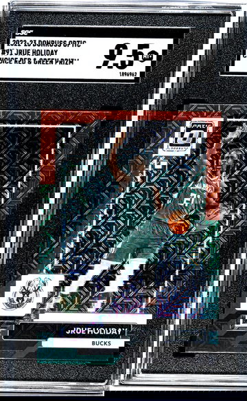 2022-23 Donruss Optic Choice Red & Green Prizm Jrue Holiday #91 SGC 9.5