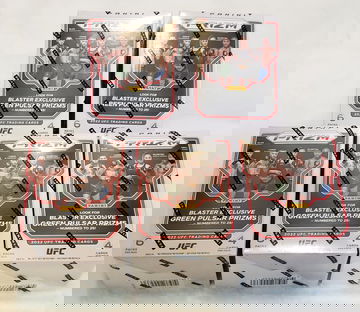 2022 Panini Prizm UFC Blaster 5 Box lot. Great Deal!