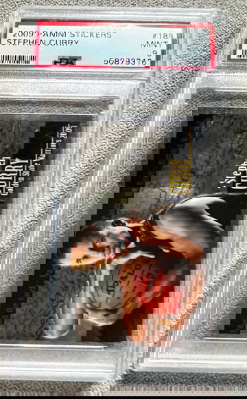 Stephen Curry 2009 Panini Rookie PSA 9 #189 Steph RC Stickers Low Pop